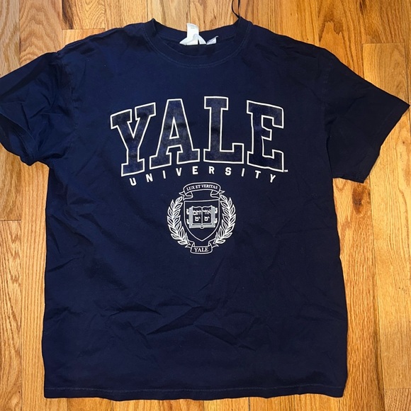 H&M Tops - H&M Yale University Navy Blue T-Shirt